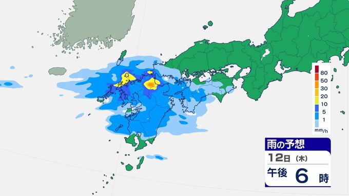 梅雨前線の影響　13日昼前から激しい突風 急な強い雨に注意九州北部地方　長崎県は14日以降も大雨の可能性　|TBS NEWS DIG