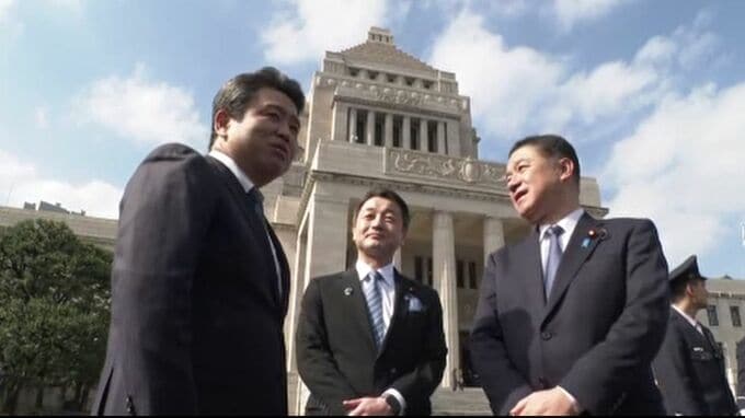 特別国会召集 石川県関係６人も登院 圧勝自民３人は固く握手 石川初「参政党」衆院議員・川裕一郎氏 比例復活の「中道」「国民」の2人も|TBS NEWS DIG