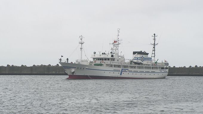 メバチマグロなど水揚げ　小名浜海星高校の練習船「福島丸」が帰港　福島|TBS NEWS DIG