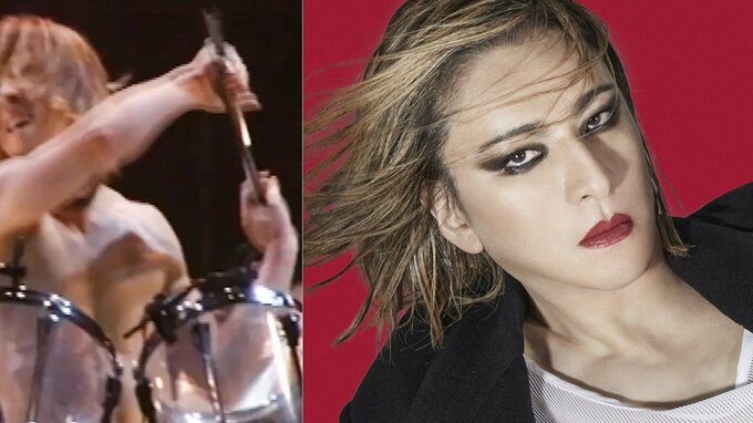 【YOSHIKI】初めてのTikTok投稿は「ドラムスティックの代わりにシンバル」ライブで激しく殴打　ショッキングな演奏シーンで度肝抜く|TBS NEWS DIG