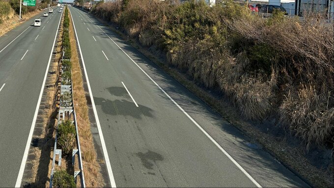 「高速道路に人か何かが寝ていたような、転がっていました」　九州自動車道下り線　熊本IC→益城熊本空港ICの通行止め続く　※12日午前9時39分に通行止め解除|TBS NEWS DIG