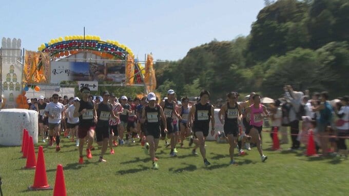 ゴールデンウィーク恒例 山香エビネマラソン　大分　|　大分のニュース｜OBS NEWS｜大分放送