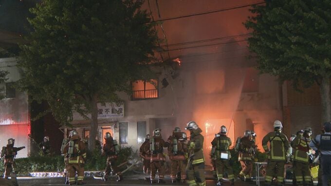 住宅兼店舗1軒が全焼する火事 名古屋・千種区けが人なし　|　名古屋・愛知・岐阜・三重のニュース【CBC news】 | CBC web