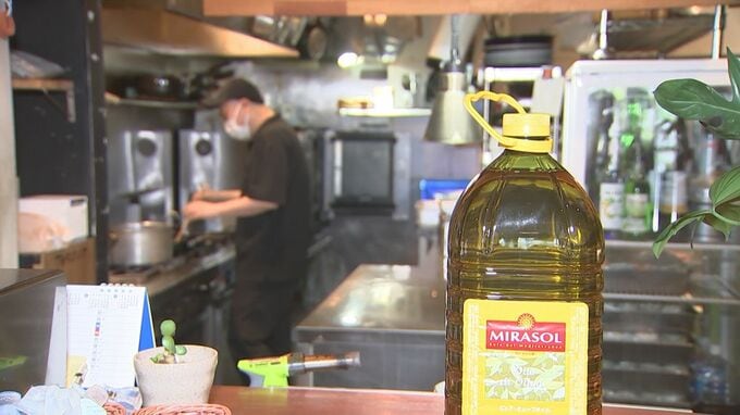 「まじかっ…て思いました」飲食店も悲鳴　最大８０％アップ　オリーブオイルが高騰　気になる今後の見通しは　|　BSSニュース | BSS山陰放送