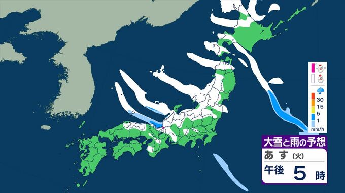 【大雪情報】北日本～西日本では日本海側を中心に大雪に注意・警戒　その後も積雪がさらに増えるおそれ【大雪と雨のシミュレーション】|TBS NEWS DIG