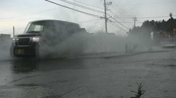 石川・輪島市で8月の観測史上最大74ミリの非常に激しい雨 浸水・河川の増水に警戒|TBS NEWS DIG