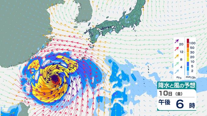 【台風情報】大型で猛烈な台風9号接近で「警報級の大雨」おそれ　9日(木)から沖縄・奄美で警戒　西・東日本も急な雷雨に注意【予想進路】|TBS NEWS DIG