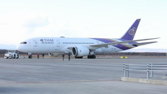 新千歳～バンコク直行便が２年９か月ぶりに再開、タイ国際航空12月予約率は90％超　北海道千歳市　|　北海道のニュース｜HBC北海道放送