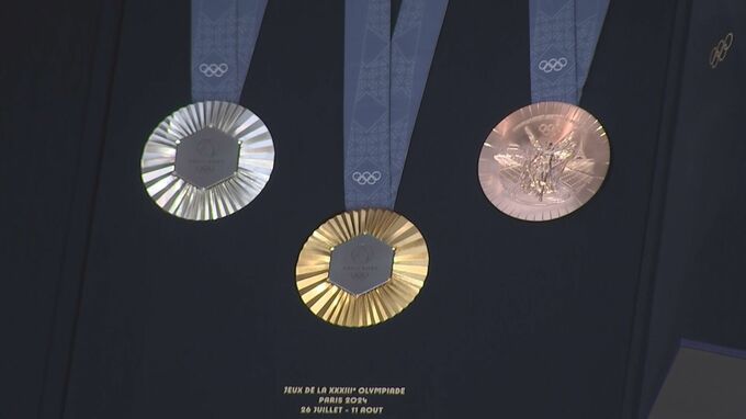 エッフェル塔の鋼材使用 パリオリンピック・パラリンピックのメダルデザイン公開 TBS NEWS DIG