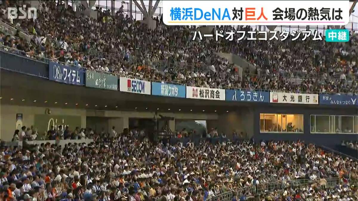 横浜DeNAベイスターズ 新潟決戦は2対3で巨人に敗れる | 新潟のニュース