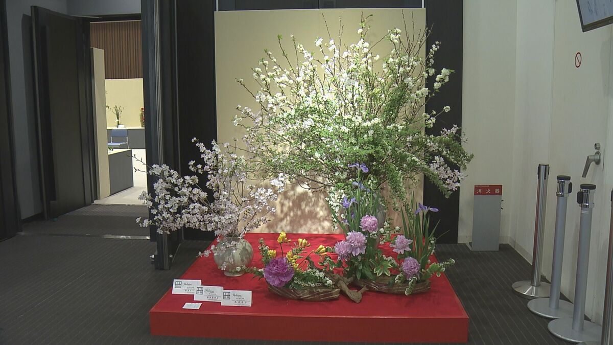 愛好家たちの力作そろう　いけばなインターナショナル チャリティー花展