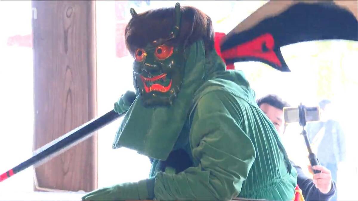 サムネイル_悪い心から生まれた“5色の鬼”たちが迫力満点の踊りを披露　本成寺『鬼踊り』新潟県三条市