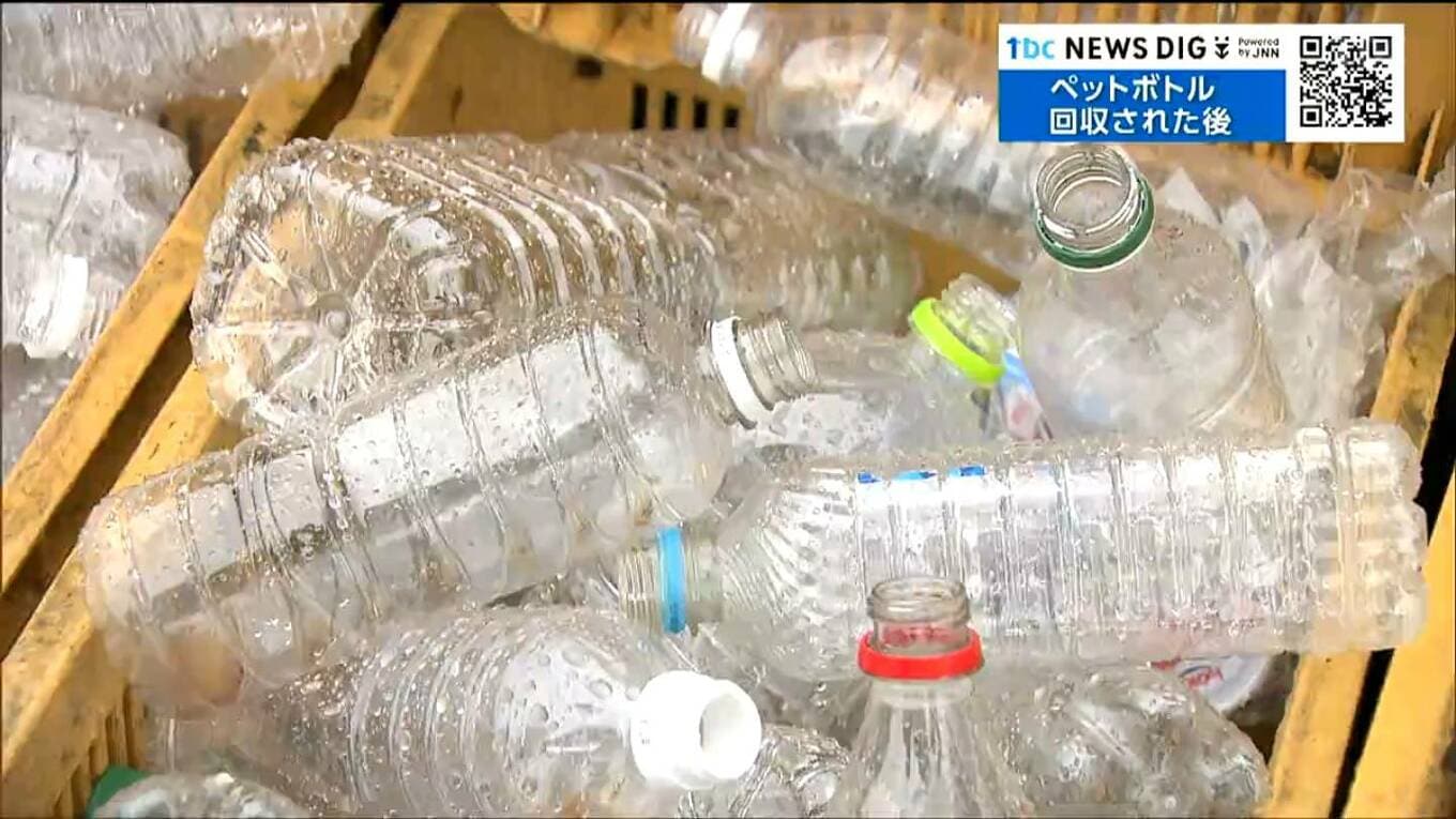 家庭ごみで分別したペットボトルはどうなるの? 回収されたペットボトルの「その先」に密着! | TBS NEWS DIG