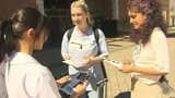 「賀来の市」6年に一度の大名行列 地元の中学生が「自作パンフレット」でPR 大分 | 大分のニュース|OBS NEWS|大分放送