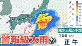 【警報級の大雨か】南岸低気圧が本州付近を北上、14日（日）～15日（月）では東⽇本から⻄⽇本にかけての太平洋側などで大雨のおそれ...今後の気象情報に注意…雨風シミュレーションで確認【気象庁11日】|TBS NEWS DIG
