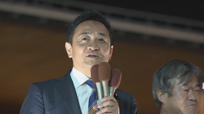 国民民主党の玉木代表が街頭演説 全国キャラバンの一環で長野市に 次期衆院選で長野県内小選挙区に候補者擁立の意向示す|TBS NEWS DIG