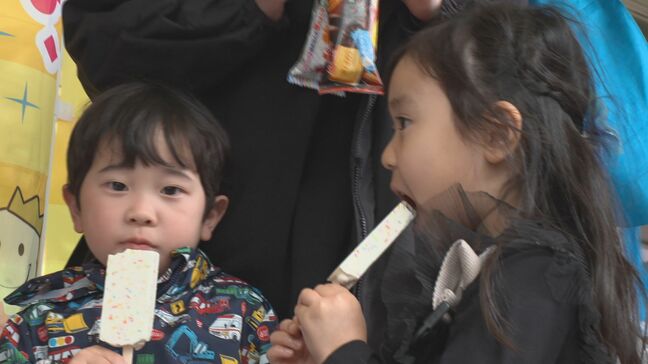 5月9日「アイスクリームの日」前に 金沢で無料配布イベント 1000個のアイスに450人の列|TBS NEWS DIG
