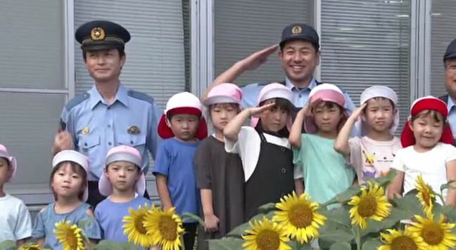 「元気でいてください」保育園児が仮設住宅にひまわりの花プレゼント 石川・輪島市|TBS NEWS DIG