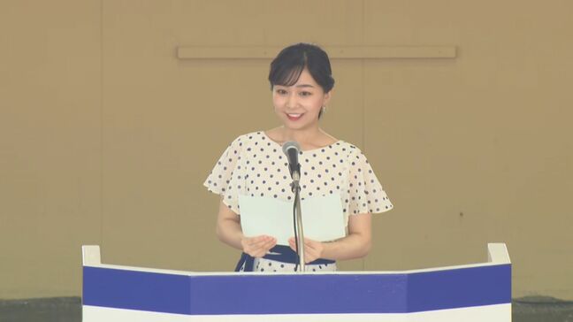 佳子さま「馬と心を通い合わせ」 馬術大会開会式で高校生にエール　水玉模様の白ワンピース姿で|TBS NEWS DIG