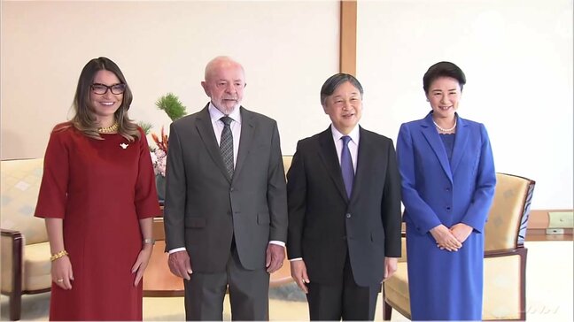 天皇皇后両陛下　ブラジルのルラ大統領夫妻を皇居で出迎え　国賓歓迎行事は米トランプ大統領を迎えて以来6年ぶり|TBS NEWS DIG