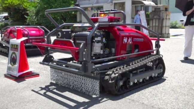 「とにかく見てればいい」自動運転の草刈機が日本で初めて販売へ 価格は1台715万円 愛媛・松山市|TBS NEWS DIG