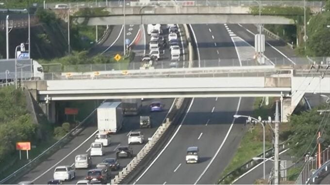 【中央道】上り線の小仏トンネル内に車2台が停止　現場を先頭に上野原IC付近まで渋滞12㎞　【午後5時20分現在】　|　山梨のニュース | ＵＴＹテレビ山梨