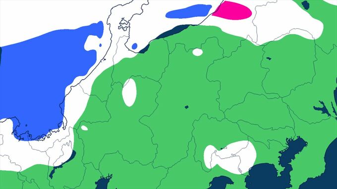 【大雪情報】関東地方北部と長野県　21日～22日頃は大雪となる所が　上空約5500メートルに氷点下33度以下の強い寒気　【大雪と雨のシミュレーション】　|　山梨のニュース | ＵＴＹテレビ山梨
