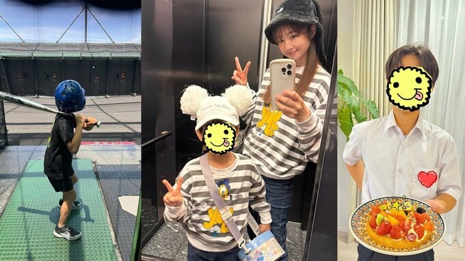 【 小倉優子 】　3人の子供とのアクティブな近況報告　ディズニー・バッティングセンター・ホタル観賞まで「一緒にお出かけしてくれる時に沢山遊んでもらいます笑」|TBS NEWS DIG