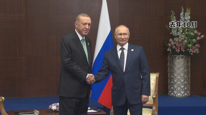 プーチン大統領　エルドアン大統領と4日に会談へ　穀物輸出合意めぐり事態打開につながるか焦点|TBS NEWS DIG