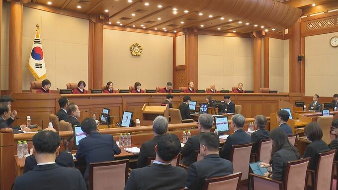 ユン大統領めぐる弾劾審判の初弁論、本人の欠席によりわずか4分で終了　次回は16日、ユン氏欠席でも進行|TBS NEWS DIG