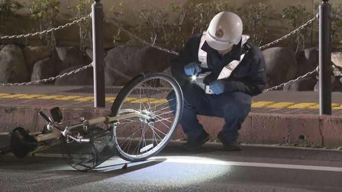 自転車の高齢男性が乗用車にはねられ重傷　道路横断中　山口|TBS NEWS DIG