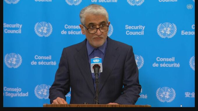 イラン国連大使　ホルムズ海峡の安全維持は「固有の権利」