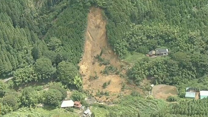 由布市の土砂崩れ　死亡1人の身元は行方不明の70歳男性と判明　大分　|　大分のニュース｜OBS NEWS｜大分放送