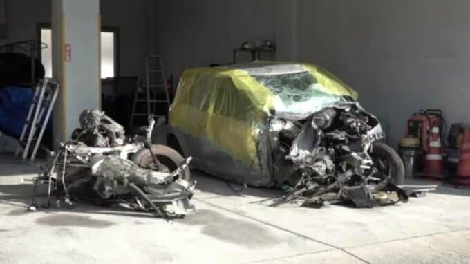 車体がちぎれるほど大破…14～19歳の男女4人が乗ったレンタカーが横転　女子中学生(14)が頭の骨を折る重体 愛媛・松山市|TBS NEWS DIG