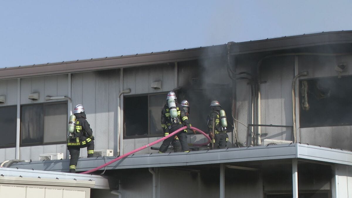 宿泊施設で火事 焼け跡から性別の分からない1人の遺体 職員1人と連絡取れず 今月18日から営業中止で出火当時利用者おらず 愛知・常滑市