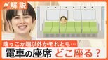 電車の座席 どこに座る?“端っこ”かそれ以外か…専門家「『他人となるべく関わりを持ちたくない』気持ちの表れ」【Nスタ解説】|TBS NEWS DIG