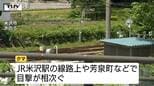 米沢市できのうからクマの目撃相次ぐ　市街地の線路上や高校の近くでも…警察などで警戒続く（山形）|TBS NEWS DIG