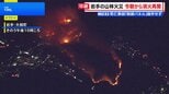 岩手・大槌町で山林火災　空と地上から消火活動　1900人に避難指示　三陸鉄道は一部区間で運転見合わせ|TBS NEWS DIG