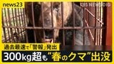 【春のクマ 出没相次ぐ】冬眠明けて各地に “300kg超の個体”まで…連休中 クマに遭遇しないための対策とは【news23】|TBS NEWS DIG