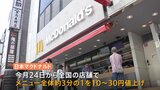 マクドナルド、メニューの3分の1値上げ　24日から　ビッグマック480円に|TBS NEWS DIG