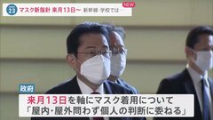 学校では基本“着用求めず”　マスク着用ルールの緩和時期　来月13日を軸に調整| TBS CROSS DIG with Bloomberg