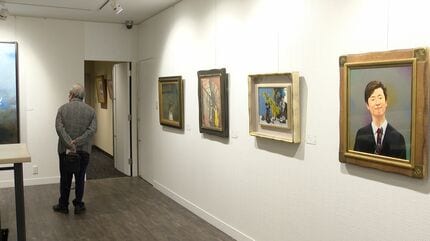 歌手の故・八代亜紀さんが師事 市川元晴さんの個展「風の情景」 10月28