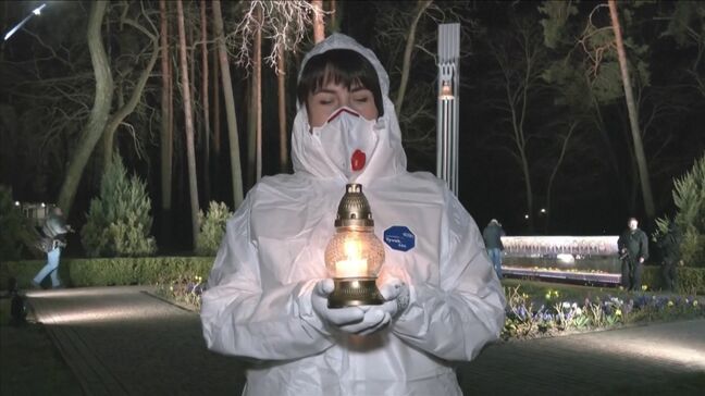 チョルノービリ原発事故から40年 事故が起きた時刻に合わせて追悼式典 ウクライナ・スラブティチ|TBS NEWS DIG