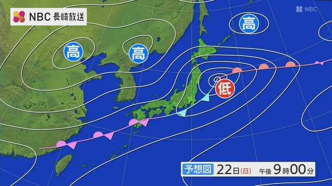 急カーブ台風14号の温帯低気圧+秋雨前線で大雨に 長崎でも時間雨量80ミリ超える猛烈な雨【動画】|TBS NEWS DIG