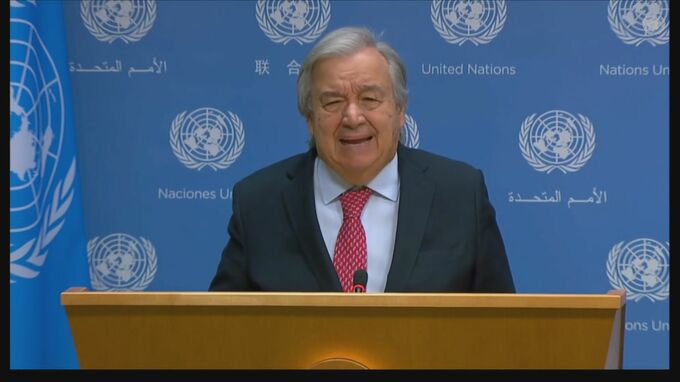 ハマス攻撃から1か月　国連事務総長が声明「人道目的の即時停戦」改めて呼びかけ|TBS NEWS DIG