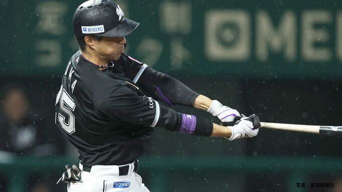 【ロッテ】5回降雨コールドも勝利し連敗脱出！1回一挙3得点＆岡の2戦連続の第4号ソロで突き放す 西野は5回1失点の粘投で3勝目|TBS NEWS DIG