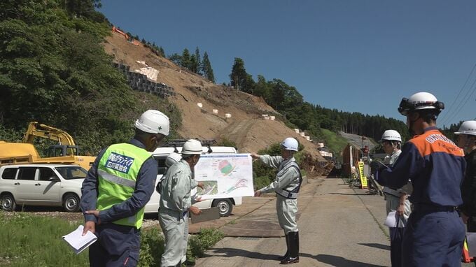 能登半島地震で地滑りした危険な所を再点検 本格的な出水期前にパトロール 石川・輪島市　|　石川県のニュース｜MRO北陸放送