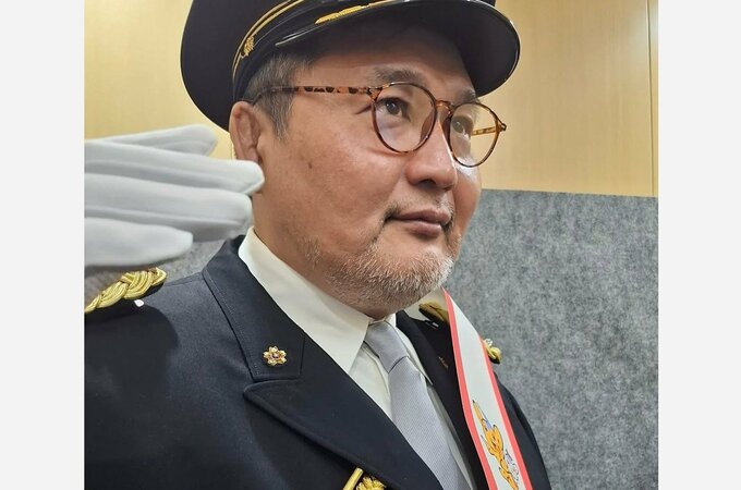 【 貴乃花光司 】　１日警察署長を制服姿で報告　「横断訓練行ってまいります」のコメントに　ファン「横断訓練を横綱訓練と読んでしまった」　ユニークな読み間違いも|TBS NEWS DIG