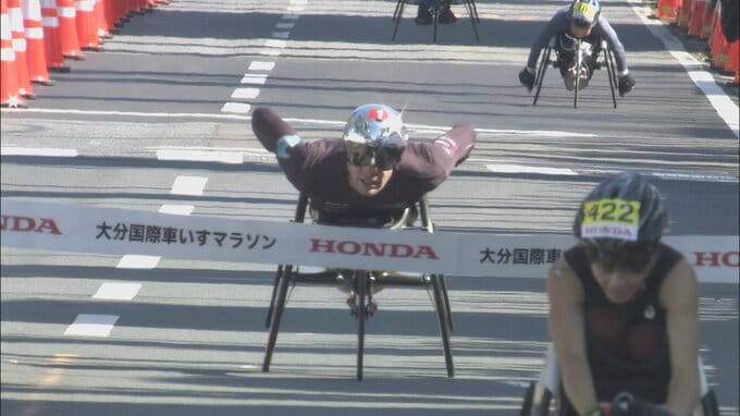 マルセル・フグ11度目V　鈴木朋樹が日本人トップの2位　大分国際車いすマラソン　|　大分のニュース｜OBS NEWS｜大分放送
