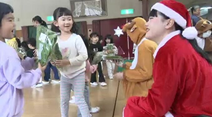 「僕たち私たちの保育園が生ごみを届けたよ」リサイクル堆肥の野菜をクリスマスプレゼントに　|　石川県のニュース｜MRO北陸放送